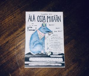 Turun kirjakahvilassa Älä osta mitään -päivänä on aamusta iltaan ilmaista ohjelmaa. (Kuva: Peppi Kiiski)