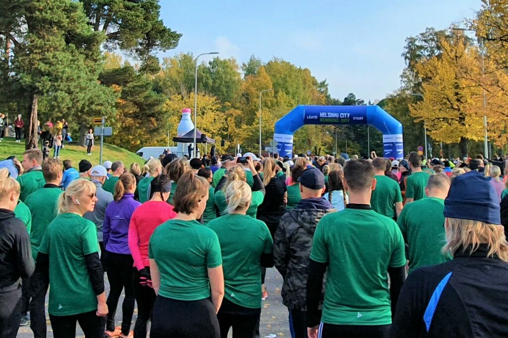 Helsinki City Running Day 2021:n startti, kuva: Stella Hag