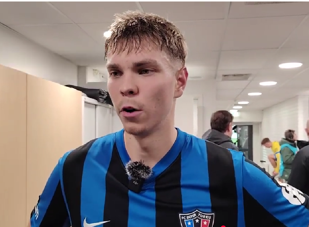 Luka Kuittinen oli tyytyväinen Interin esityksestä. Kuva: Veikko Peräkorpi.