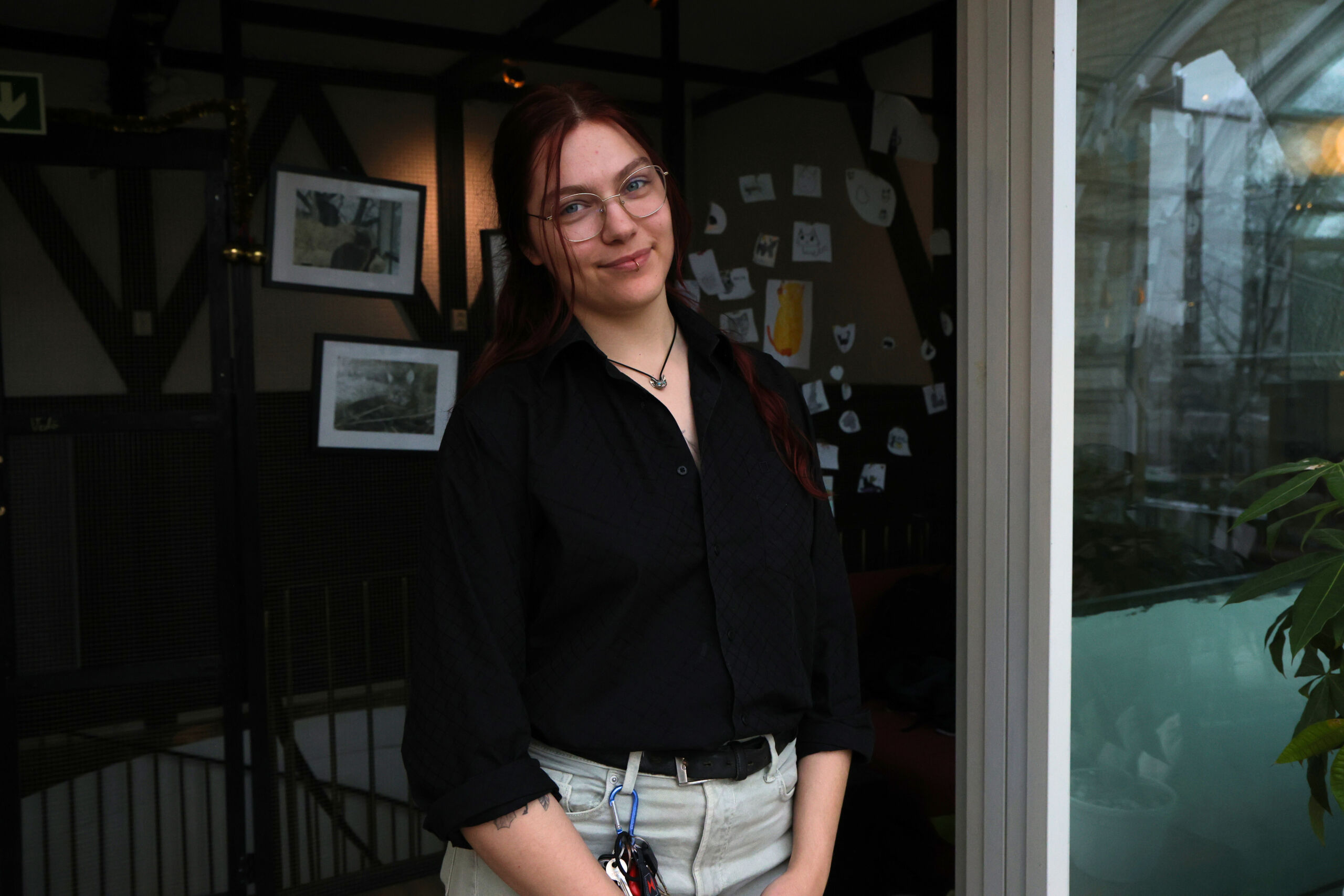 Iris Laineste perusti Kissakahvila Mirrin, joka avattiin tammikuussa 2025. Kuva: Sofie Satta