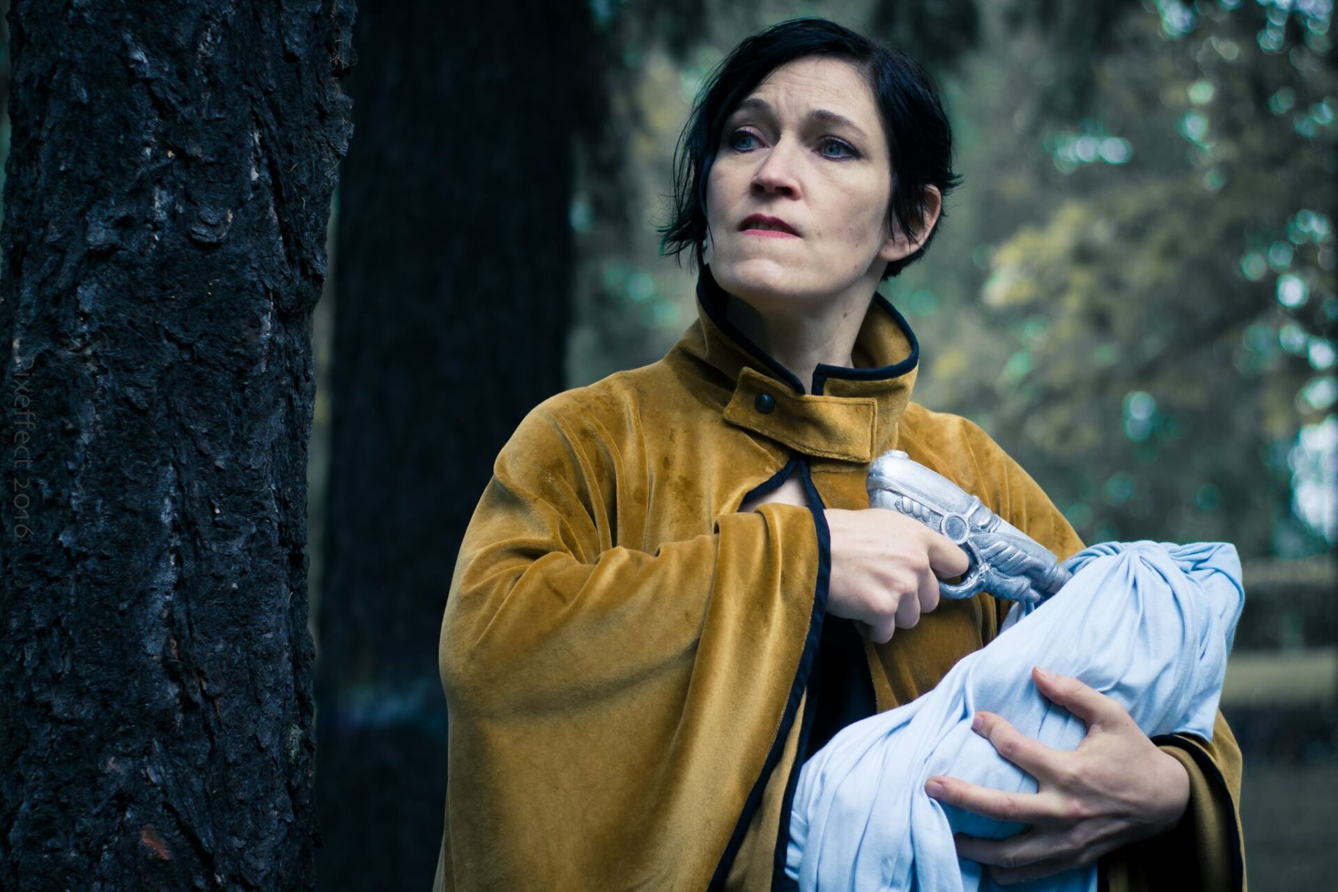 Kuvassa Anu Lehtonen-Sonkki esittämässä hahmoa Alana (Brian K. Vaughan Saga-sarjakuva). Kuva: Pixeffect Photogaphy.