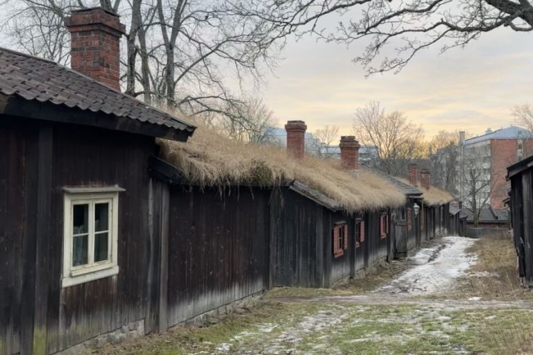 Luostarinmäki on ainoa yhtenäinen puutaloalue, joka säilyi Turun palosta. Kuva: Emmi Partanen