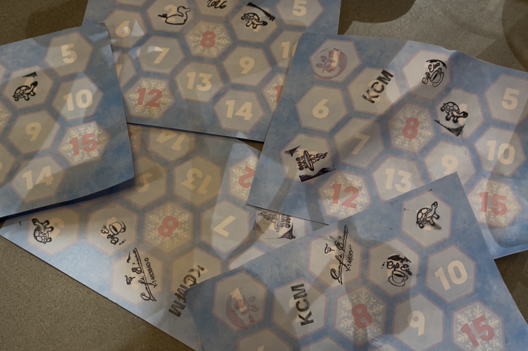 Appropasseihin kerätään leimoja. Kuva: Nella Kontunen