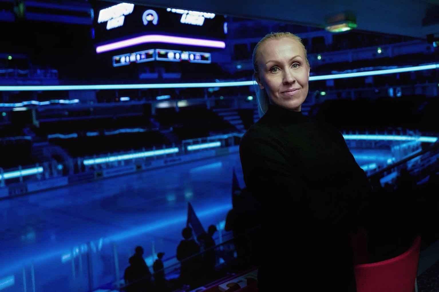 Auroraliigan johtaja Henni Laaksonen. Kuva: Tomi Hänninen